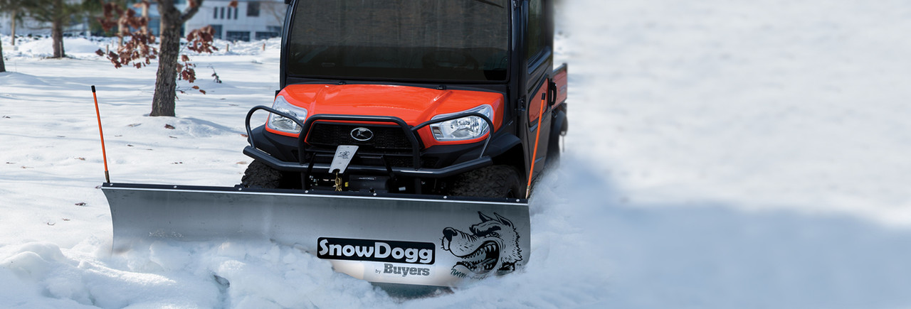 SnowDogg MUT Snow Plow Kit | UTV Mounted, Straight Blade