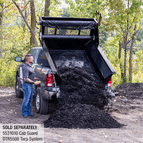 DumperDogg Steel Dump Bed Insert | Black Powder Coat Steel, Bed Mounted,