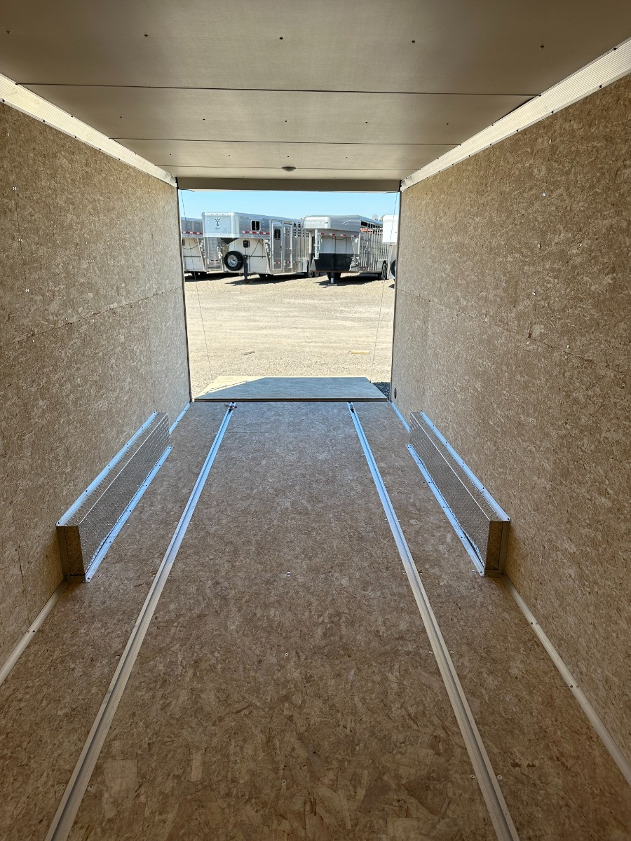 Alcom Trailers 2024 2024 90"X20' V-Nose Cargo Trailer | Tandem Axle Axle 7K | 7' Tall, Luan Interior, 36" Ps Access Door, 7K