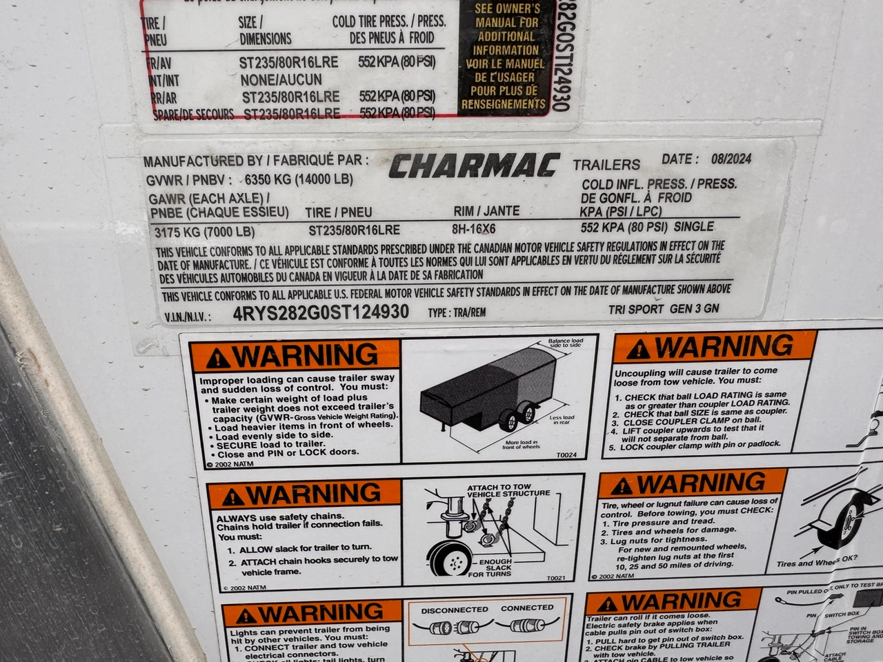 Charmac Trailers 2025 2025 336" Powersports Trailer | Tandem Axle Axle | Kitchen Base, Hydraulic Jack, Water Pkg, Shower Pkg, 30Amp Power Center, 14K Torsion W/ 2 Des Heaters