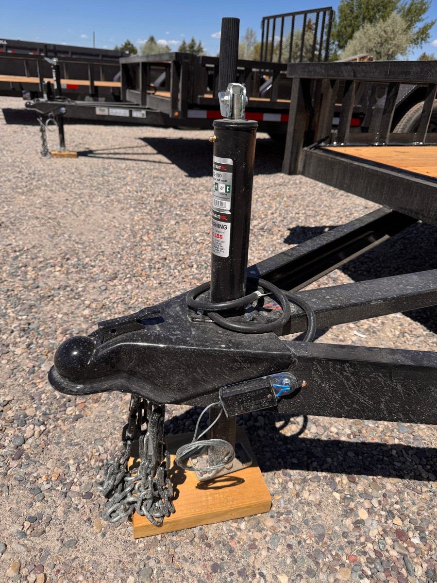 Dutton Trailers 2026 2026 84"X16' Utility Trailer | Tandem Axle Axle 7K | ATV Side Load Tube Top Rail, Led Lights, 8Ply Radial Tires 205X75R15, Rear Ramp Gate