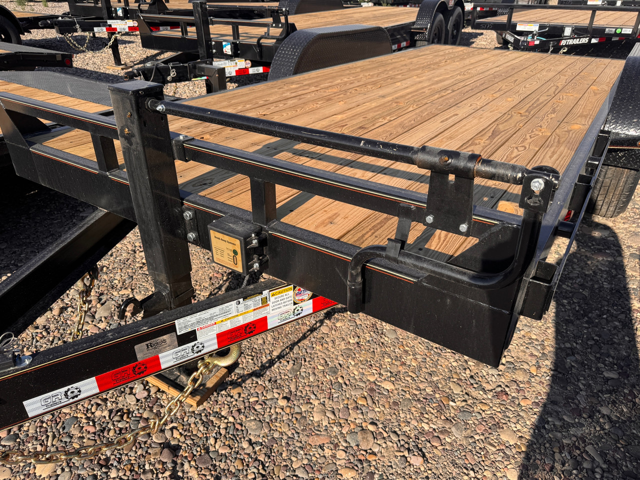 GR Trailers 2026 82"X18' Equipment Trailer | Tandem Axle Axle 14K, 6" Channel Frame, Straight Deck, Slide In Ramps