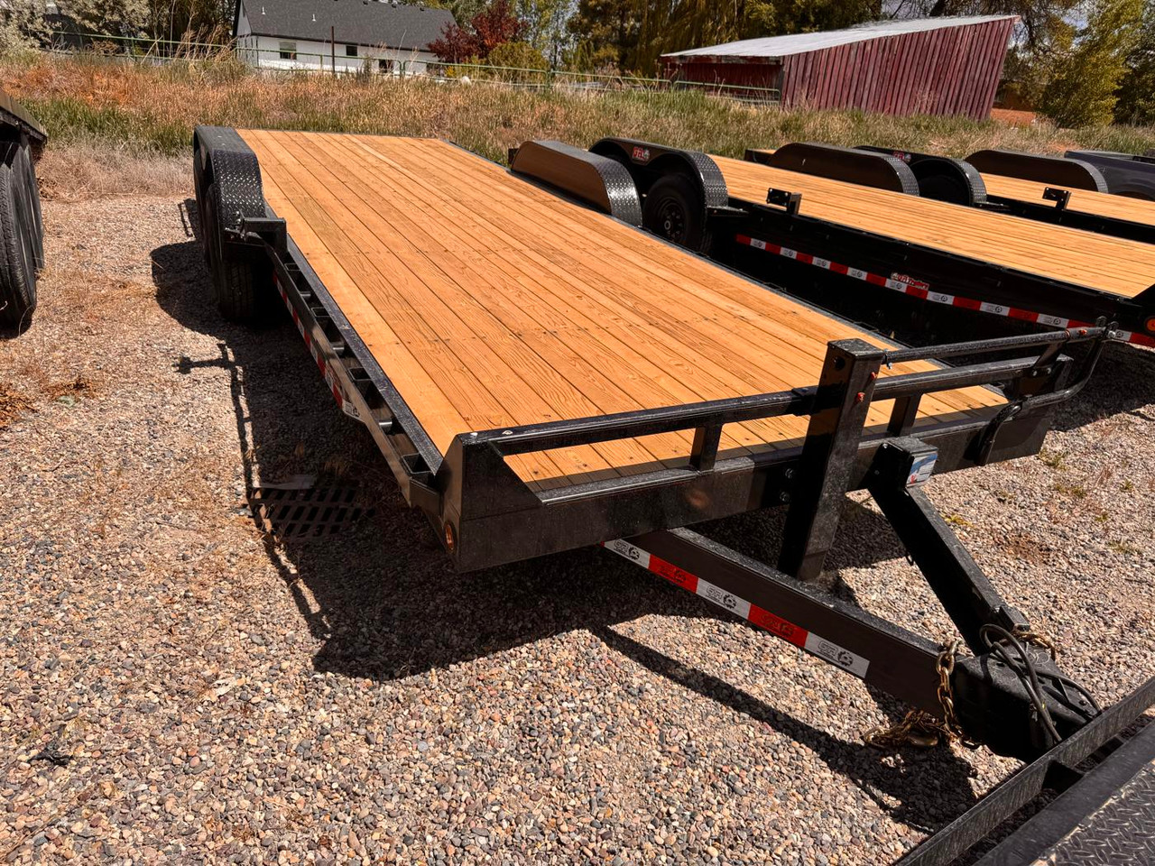 Gr Trailers 2026 2026 82"X22' Equipment Trailer 14K Models | Tandem Axle Axle 14K | 6" Channel Frame, Straight Deck W/Slide In Ramps,