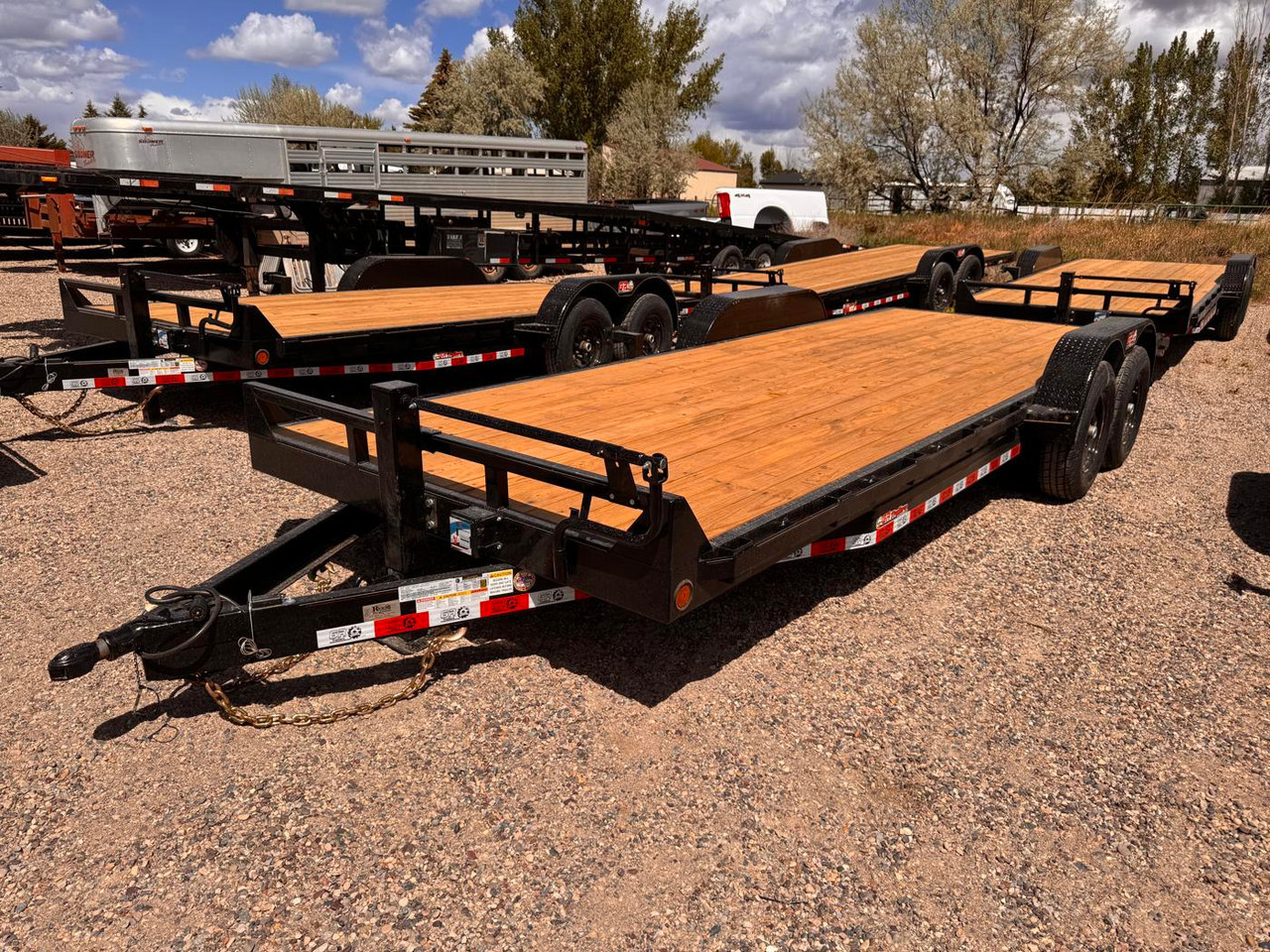 GR Trailers 2026 82"X22' Equipment Trailer | Tandem Axle 14K, 6" Channel Frame, Dovetail, Slide In Ramps