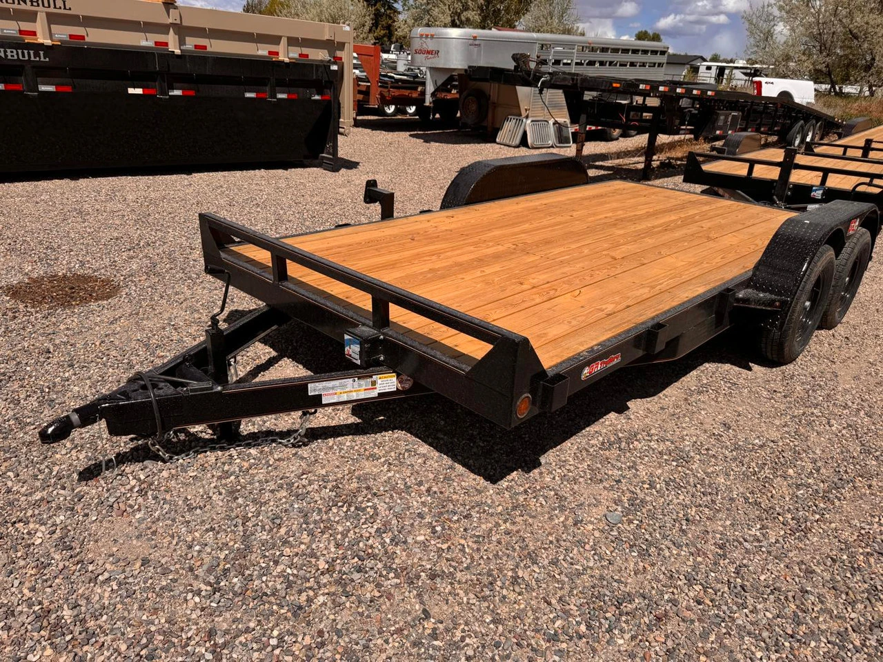 GR Trailers 2026 82"X18' Equipment Trailer | Tandem Axle 7K, 5" Channel Frame, Dovetail Deck, Slide In Ramps