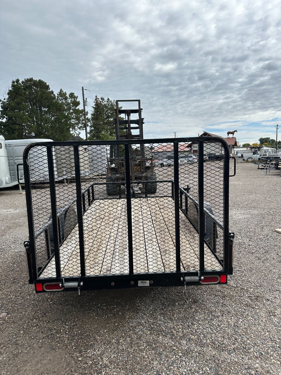 Gr Trailers 2024 2024 72"X12' Utility Trailer | Single Axle Axle | Pipetop Rail, Spring Assist Rampgate