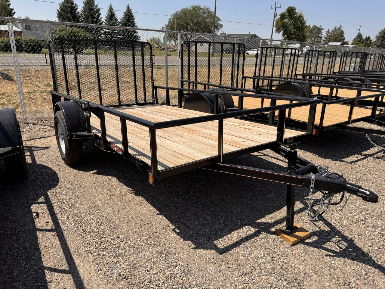 GR Trailers 2026 924"X12' Utility Trailer | Single Axle 2.99K, Pipetop Rails, Rear Rampgate, Spare Tire Mount