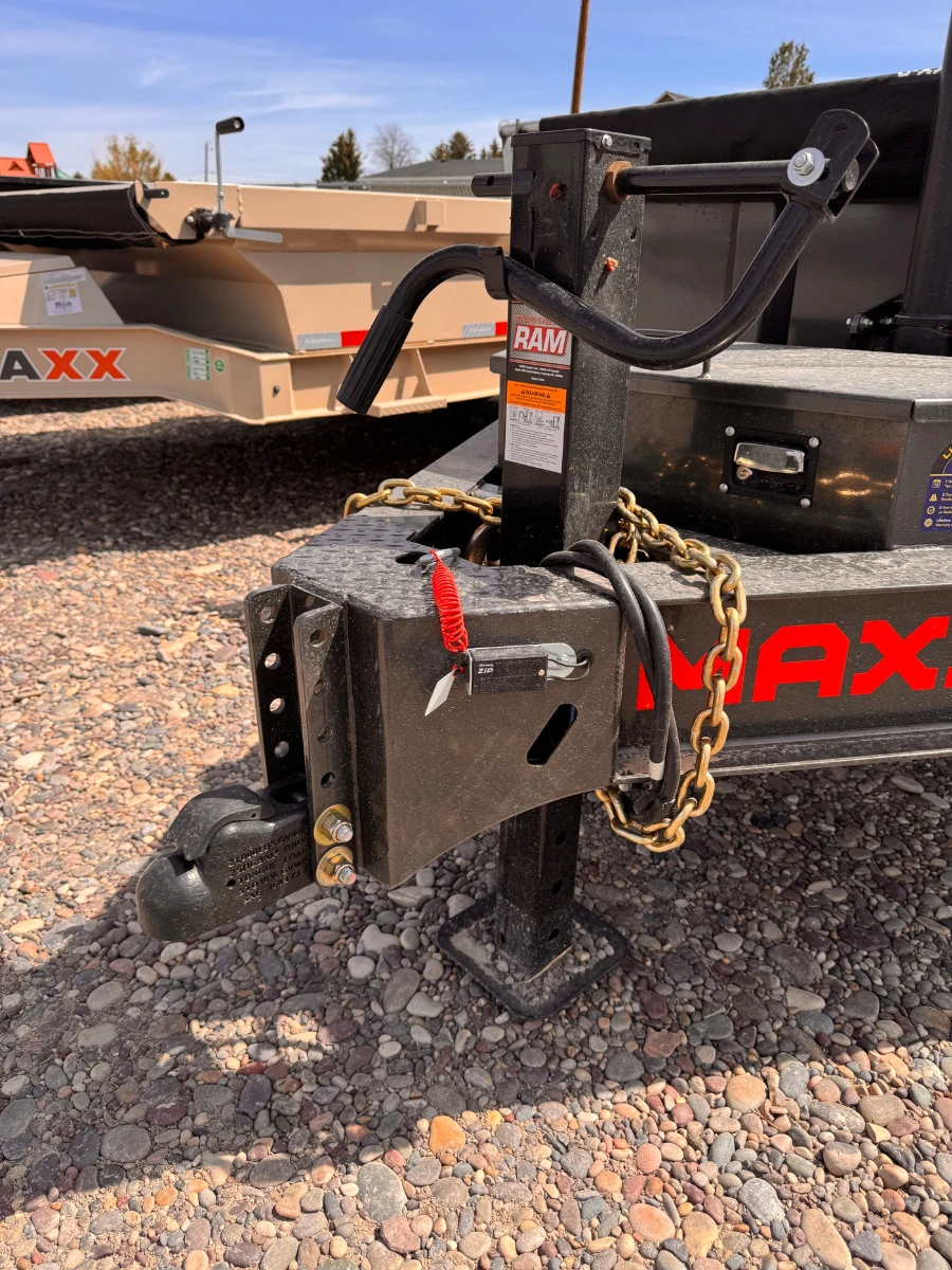 Maxx-D Trailers 2027 2027 83"X14' Telescopic Dump Trailer | Tandem Axle Axle 15.6K | 2' Sides, 15,400 Gvwr, 7Ks W/18Ply, Wireless Remote, 8" I-Beam Frame, Tarp, Rampss