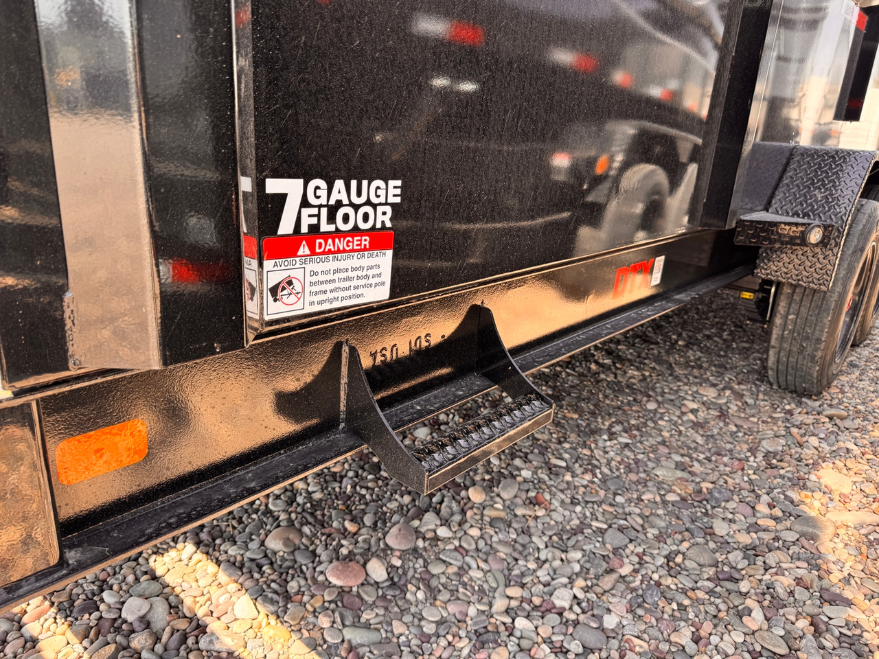 Maxx-D Trailers 2026 2026 83"X16' Telescopic Dump Trailer | Tandem Axle Axle 16K | 3' Sides, 7 Guage Floor, Wireless Remote, Stab Jacks, 16K
