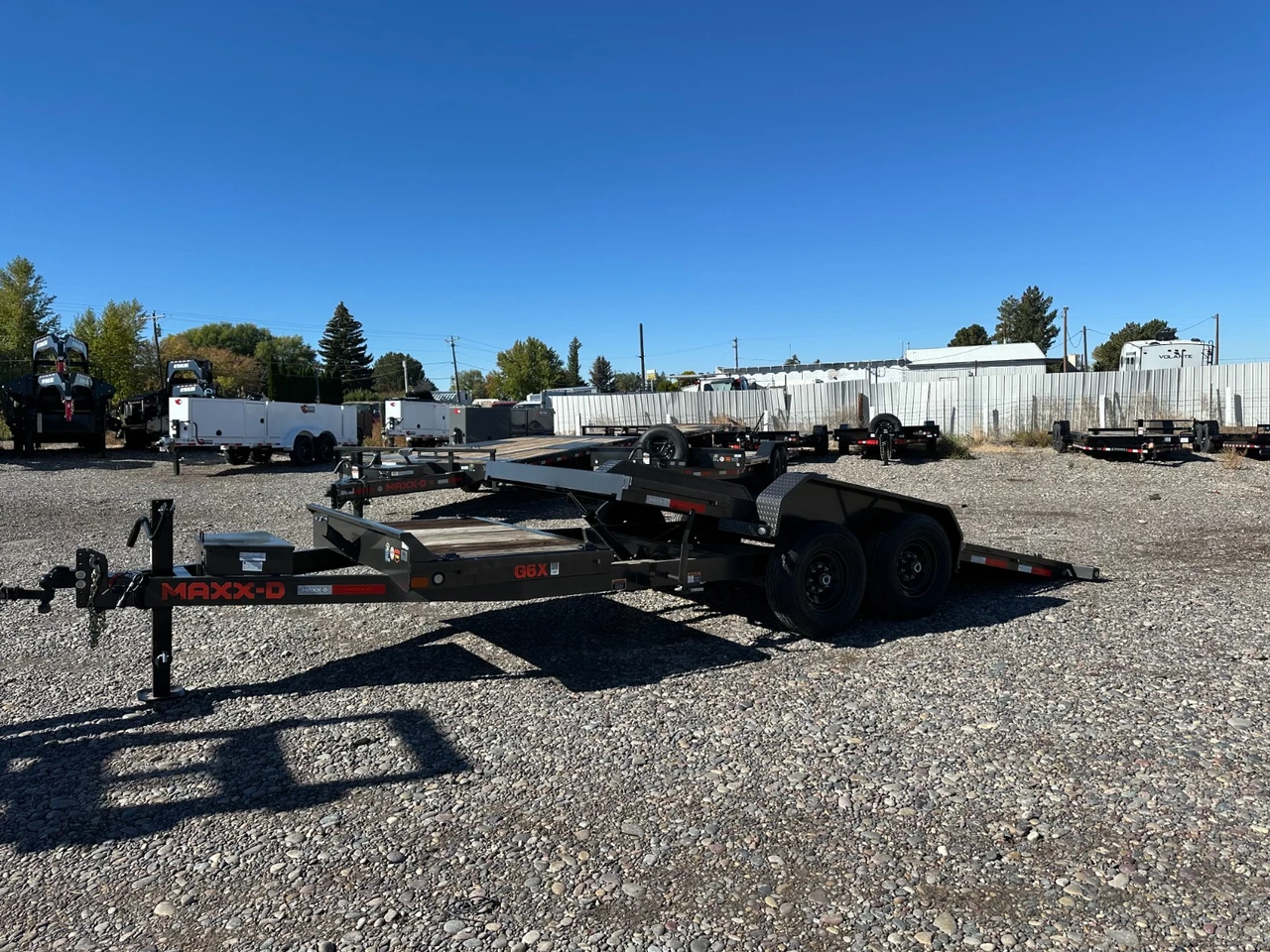 Maxx-D Trailers 2024 2024 83"X20' Low Pro Gravity Tilt Trailer | Tandem Axle Axle 14K | Weld On Fenders 14K