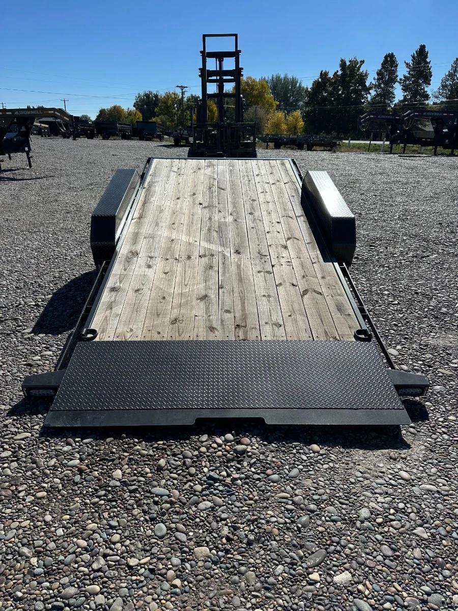 Maxx-D Trailers 2024 2024 83"X20' Low Pro Gravity Tilt Trailer | Tandem Axle Axle 14K | Weld On Fenders 14K