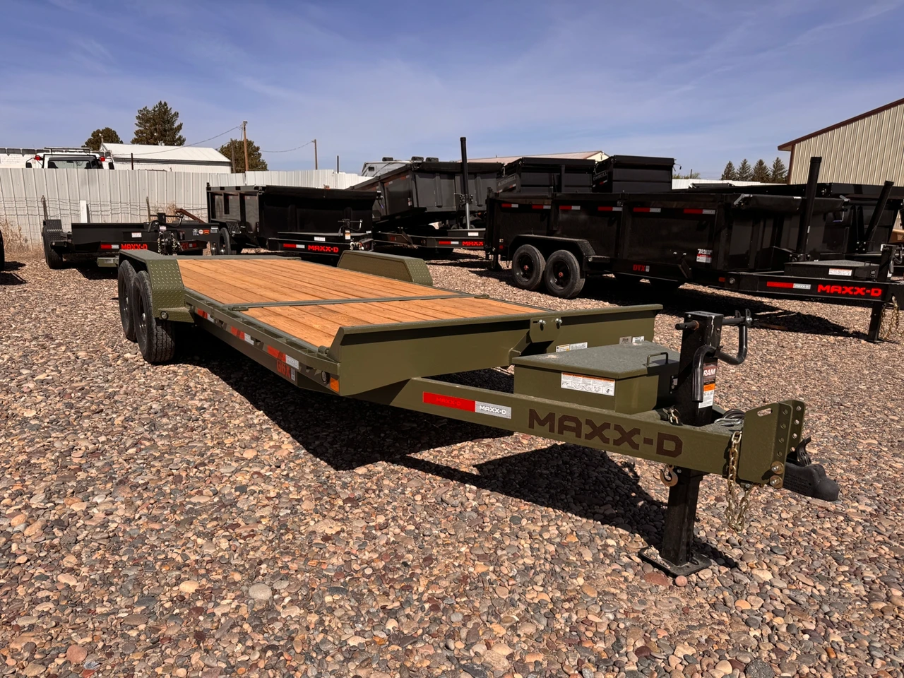 Maxx-D Trailers 2026 2026 83"X22' Low Profile Equipment Trailer | Tandem Axle Axle 14K | 16 Ft Tilt, 6 Ft Stationary, 14Kl