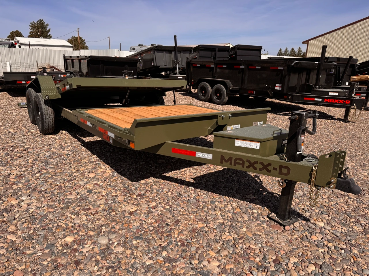 Maxx-D Trailers 2026 2026 83"X22' Low Profile Equipment Trailer | Tandem Axle Axle 14K | 16 Ft Tilt, 6 Ft Stationary, 14Kl