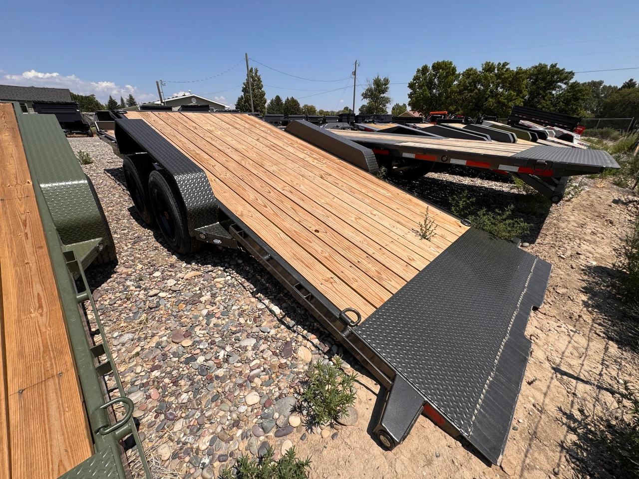 Maxx-D Trailers 2026 G6B 83"X22' Low Profile Gravity Tilt Trailer | Tandem Axle Axle 16K, Torsion Axles, Tool Tray Behind Toolbox