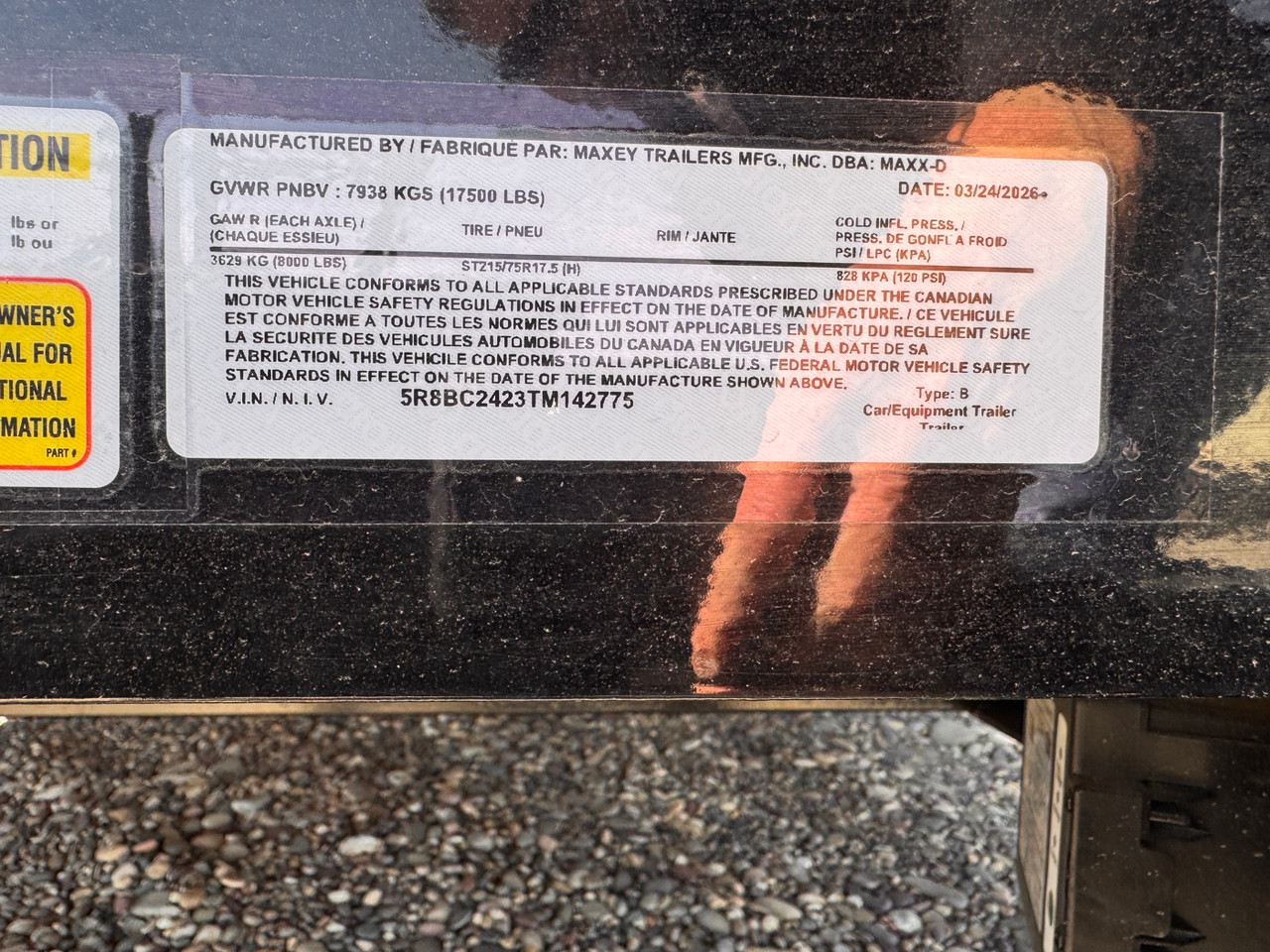 Maxx-D Trailers 2026 2026 102"X24' Low Profile Equipment Tilt Trailer | Tandem Axle Axle 17.55K | Drive Over Fenders, Winch Plate With Roller, 16K