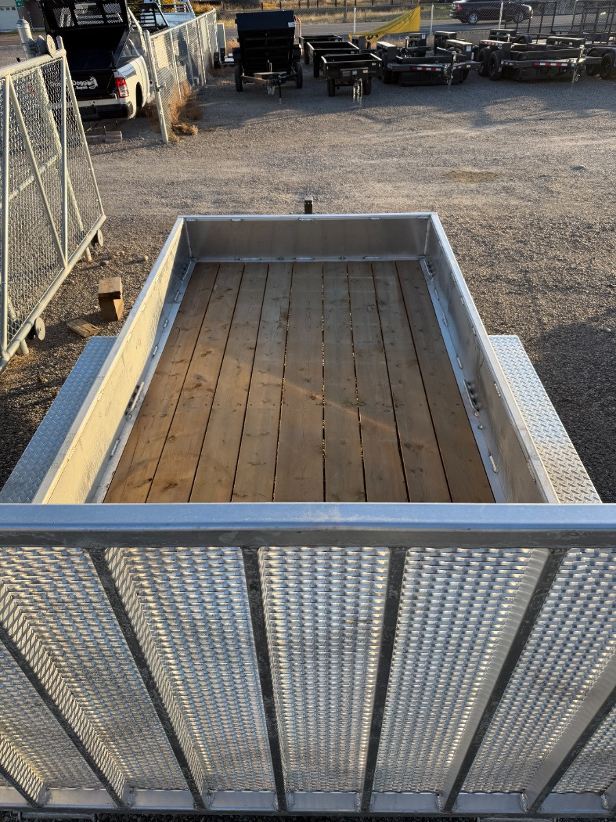 Nordtek Trailers 2025 2025 72"X12' Utility Trailer | Tandem Axle Axle 7K | Wood Deck Closed Sides Brakes Both Axles 7K