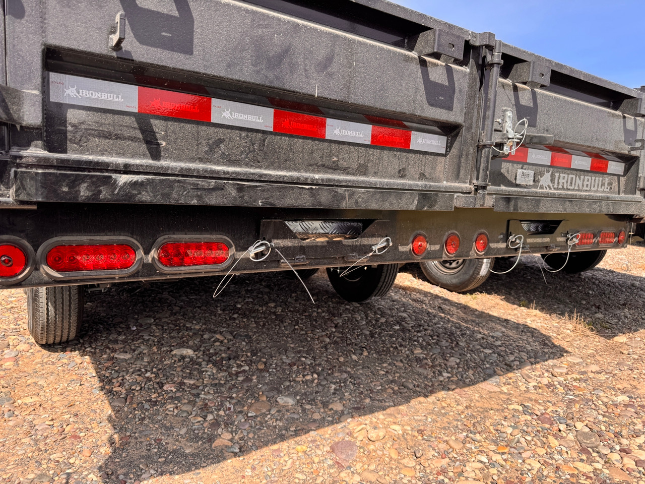 Iron Bull Trailers 2026 2026 96"X16' Deckover Dump Trailer | Tandem Axle Axle 14K | 18" Fold Down Sides, Aluminum Ramps, Tarp, Spare Mount 14K