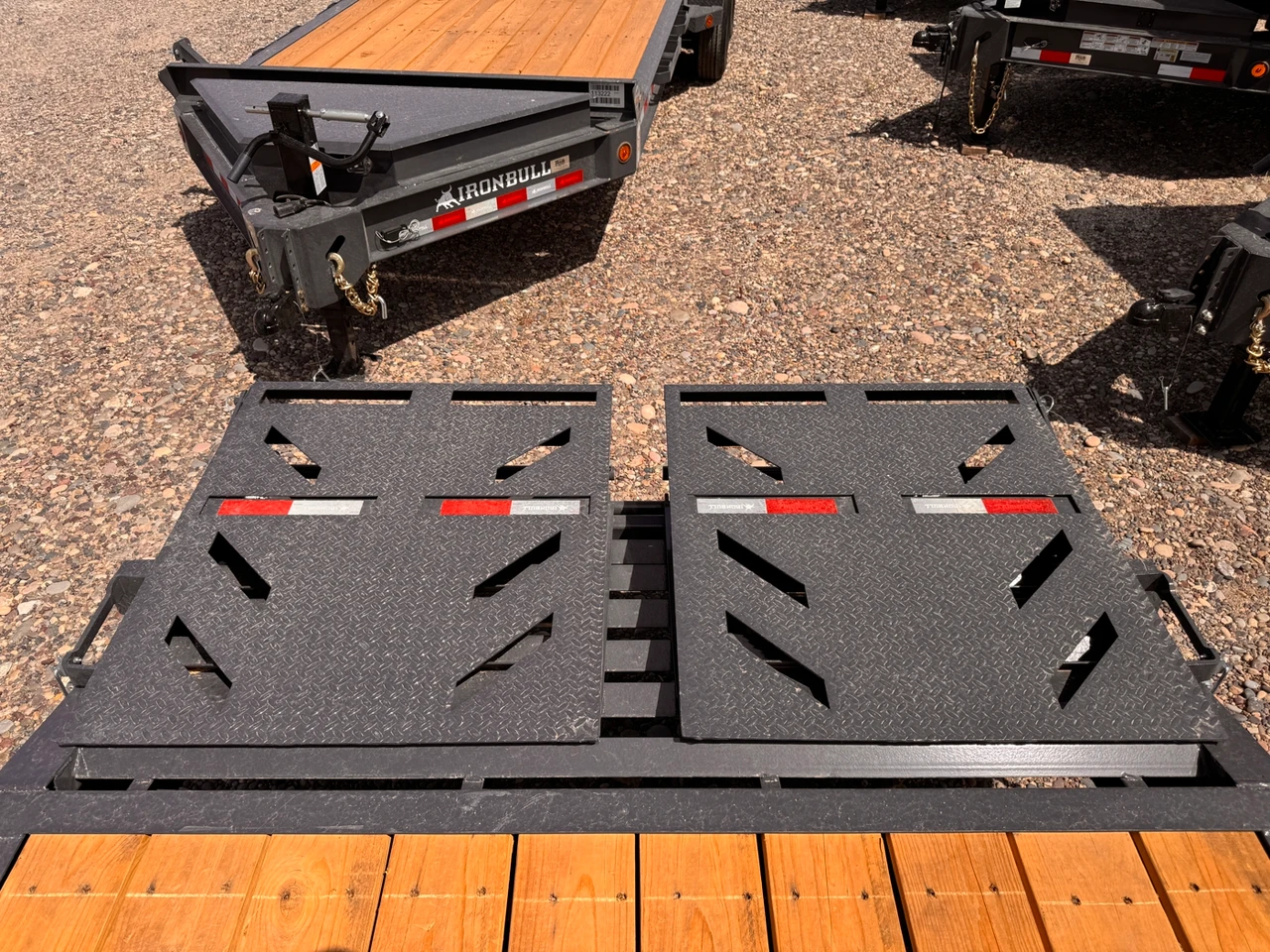 Iron Bull Trailers 2026 2026 84"X20' Equipment Trailer | Tandem Axle Axle 14K | 8" I-Beam , 16" OC, 3' Dove W/Rampage Ramps, XL Tool Box 14K