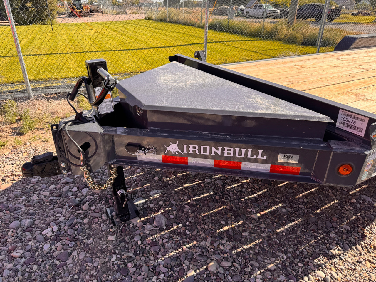 Iron Bull Trailers 2026 2026 84"X22' Equipment Trailer | Tandem Axle Axle 16K | 8" I-Beam, 16" OC, 3' Dove W/Rampage Ramps, XL Tool Box