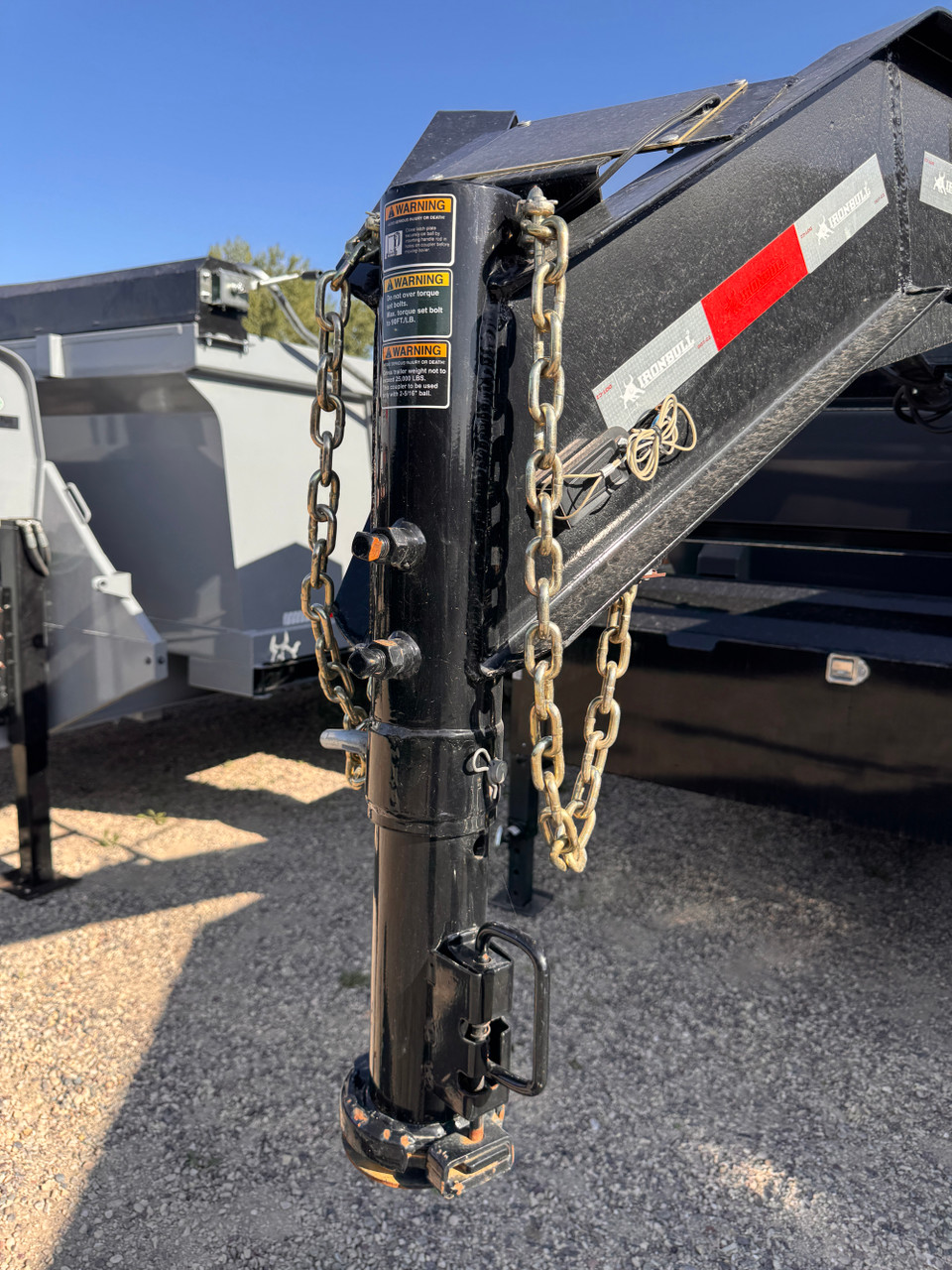 Iron Bull Trailers 2025 DBG 240" Roll Off Trailer | Tandem Axle Axle 16K, Enclosed 20K Winch, Dual Jacks, Tool Box, Solar Charging  (Frame Only)