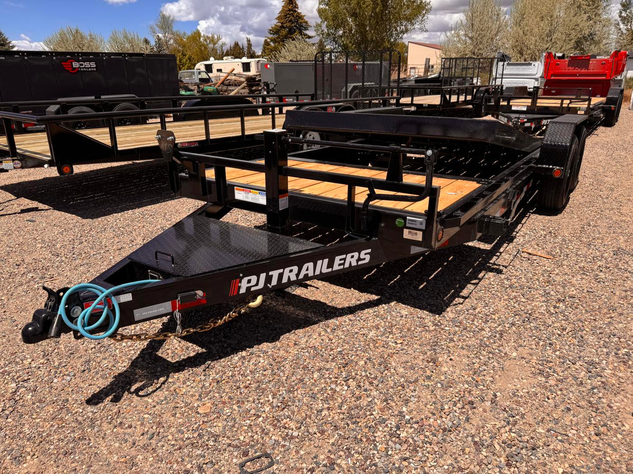 P.J. Trailers 2026 2026 83"X20' Car Hauler Gravity Tilt Trailer | Tandem Axle Axle 14K | (16' Tilt +4' Stationary)  Torsion Axles, 10 Ply, Locking Lid