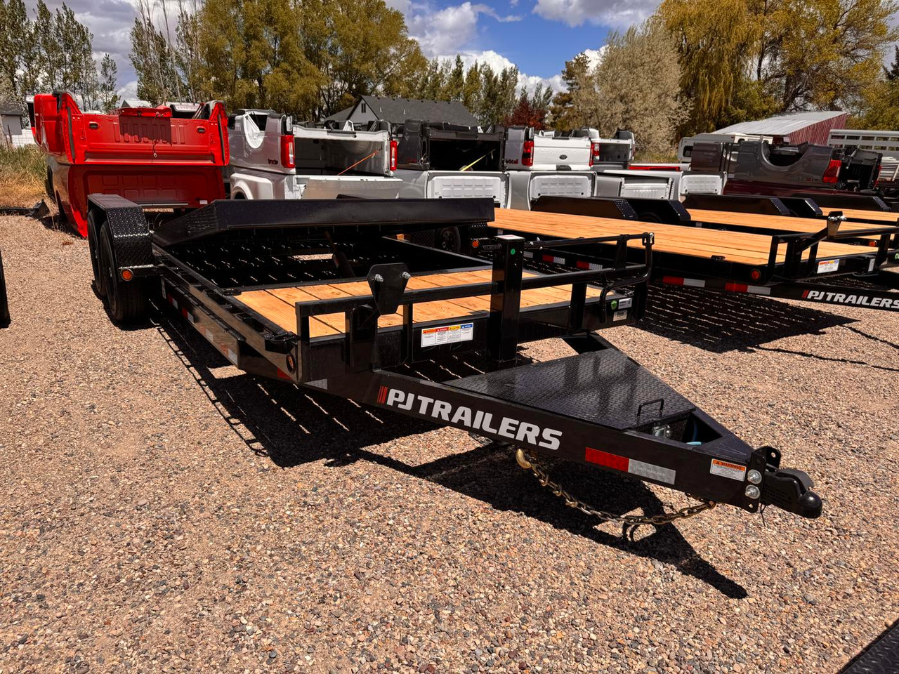 P.J. Trailers 2026 2026 83"X20' Car Hauler Gravity Tilt Trailer | Tandem Axle Axle 14K | (16' Tilt +4' Stationary)  Torsion Axles, 10 Ply, Locking Lid