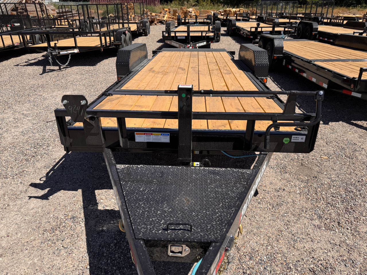 P.J. Trailers 2027 2027 83"X20' Car Hauler Gravity Tilt Trailer | Tandem Axle Axle 14K | (16' Tilt +4' Stationary)  Torsion Axles, 10 Ply, Locking Lid