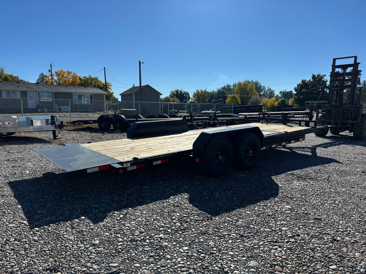 P.J. Trailers 2025 2025 83"X22' Car Hauler Gravity Tilt Trailer | Tandem Axle Axle 14K | (16' Tilt+ 6' Stationary) , Torsion Axles, 10Ply Tires, 10K Jack, Chain Tray Open,
