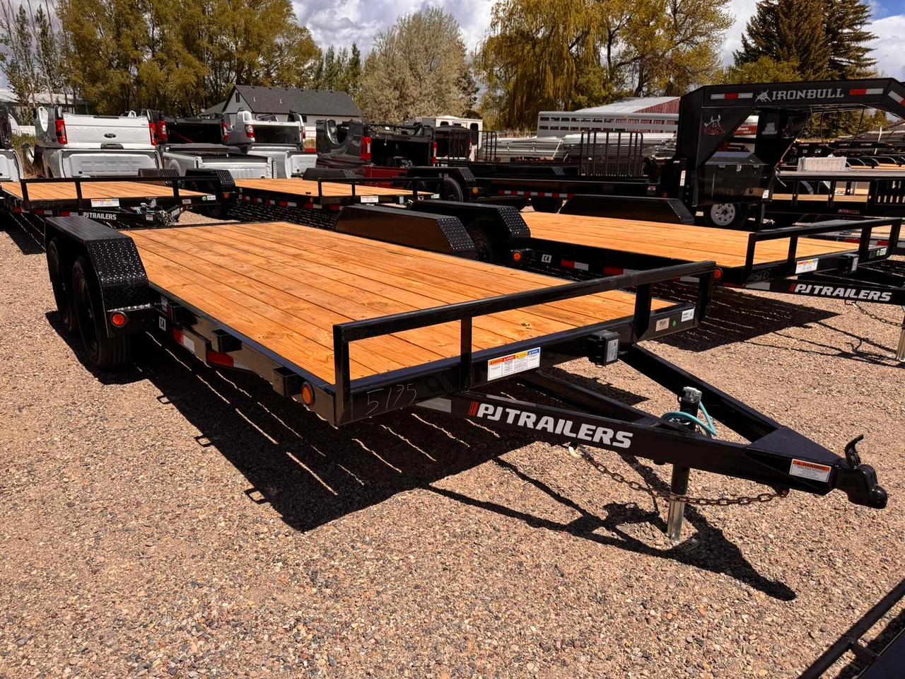 P.J. Trailers 2026 2026 192" Car Haulers 7K Trailer | Tandem Axle Axle 7K | Flatdeck, 7K