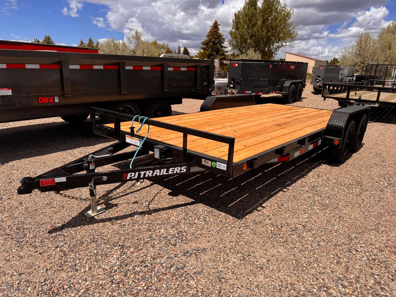 P.J. Trailers 2026 2026 216" Car Haulers 7K Trailer | Tandem Axle Axle 7K | Dovetail, 7K
