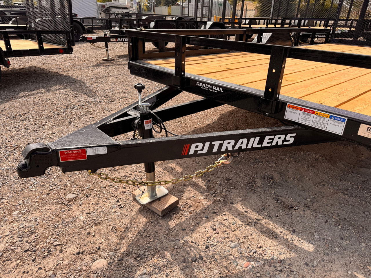 P.J. Trailers 2026 2026 83"X14' Utility Trailer | Single Axle Axle | 4' Rampgate (Spring Assisted) ATV Side Load Ramps, Dp Steel Fenders
