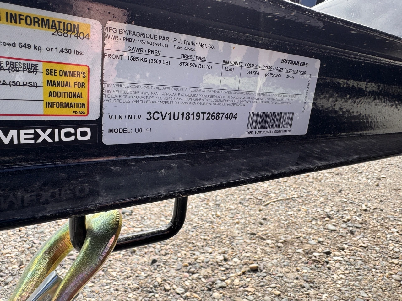 P.J. Trailers 2026 2026 83"X14' Utility Trailer | Single Axle Axle | 4' Rampgate (Spring Assisted) ATV Side Load Ramps, Dp Steel Fenders