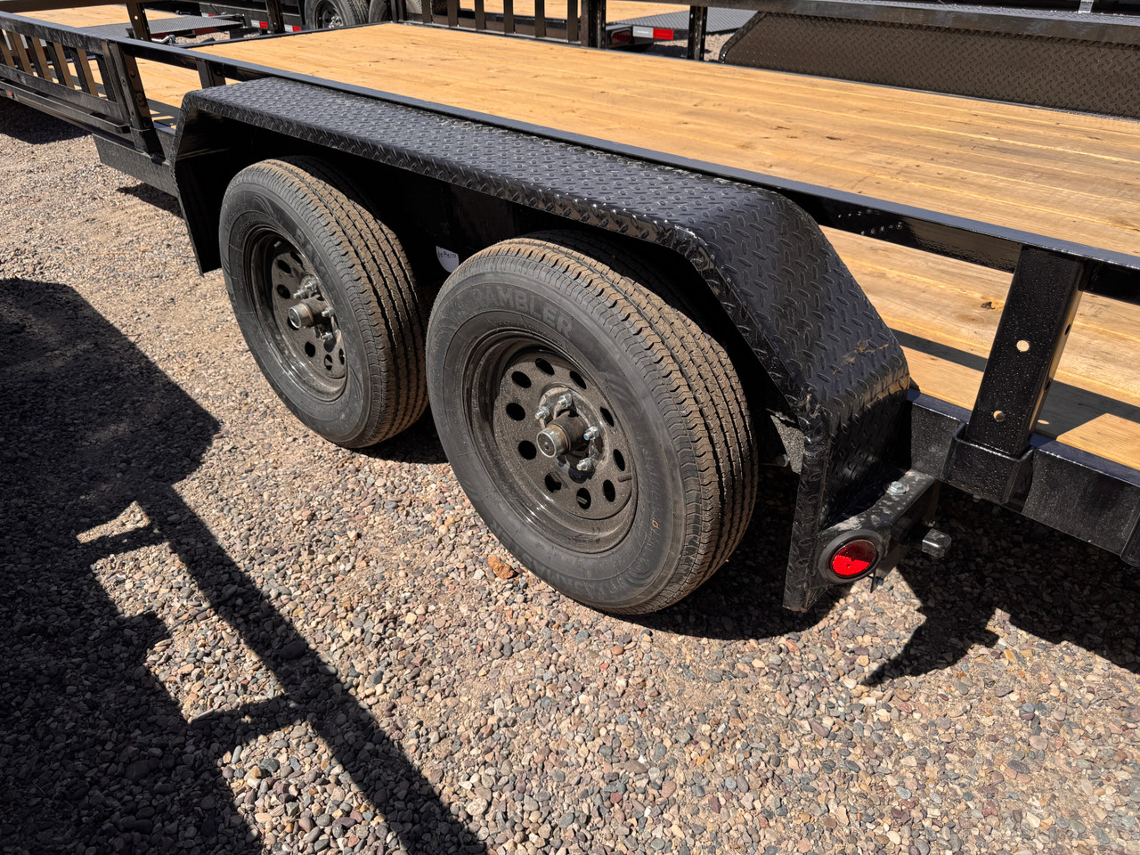 P.J. Trailers 2027 2027 83"X18' Utility Trailer | Tandem Axle Axle | Rampgate, ATV