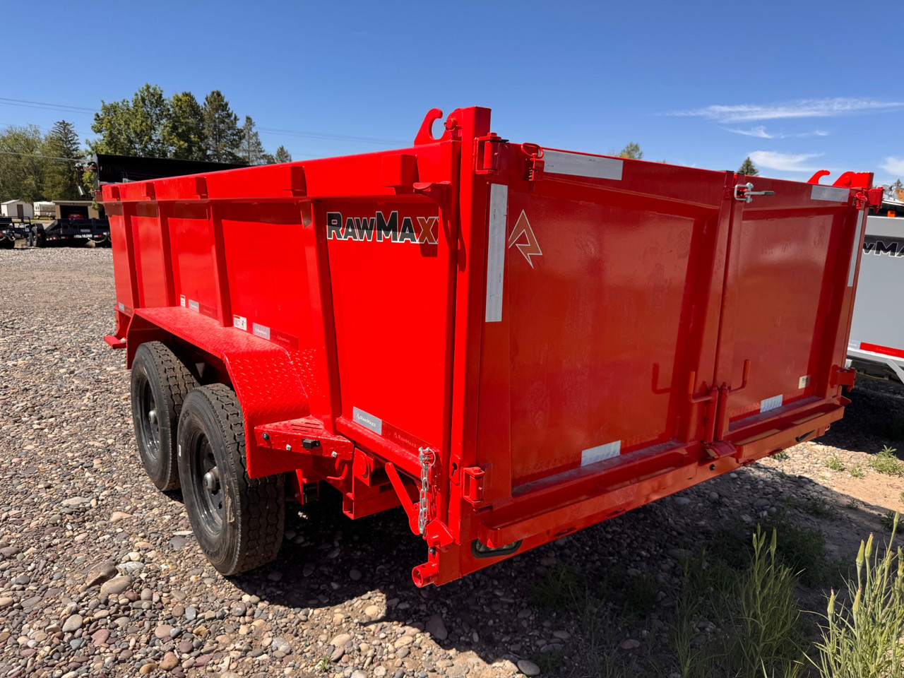 Raw Maxx Trailers 2026 2026 83"X14' Telescopic Dump Trailer | Tandem Axle Axle 14K | 36" Sides, 8 Guage Floor, 14 Ply Tires, 14K