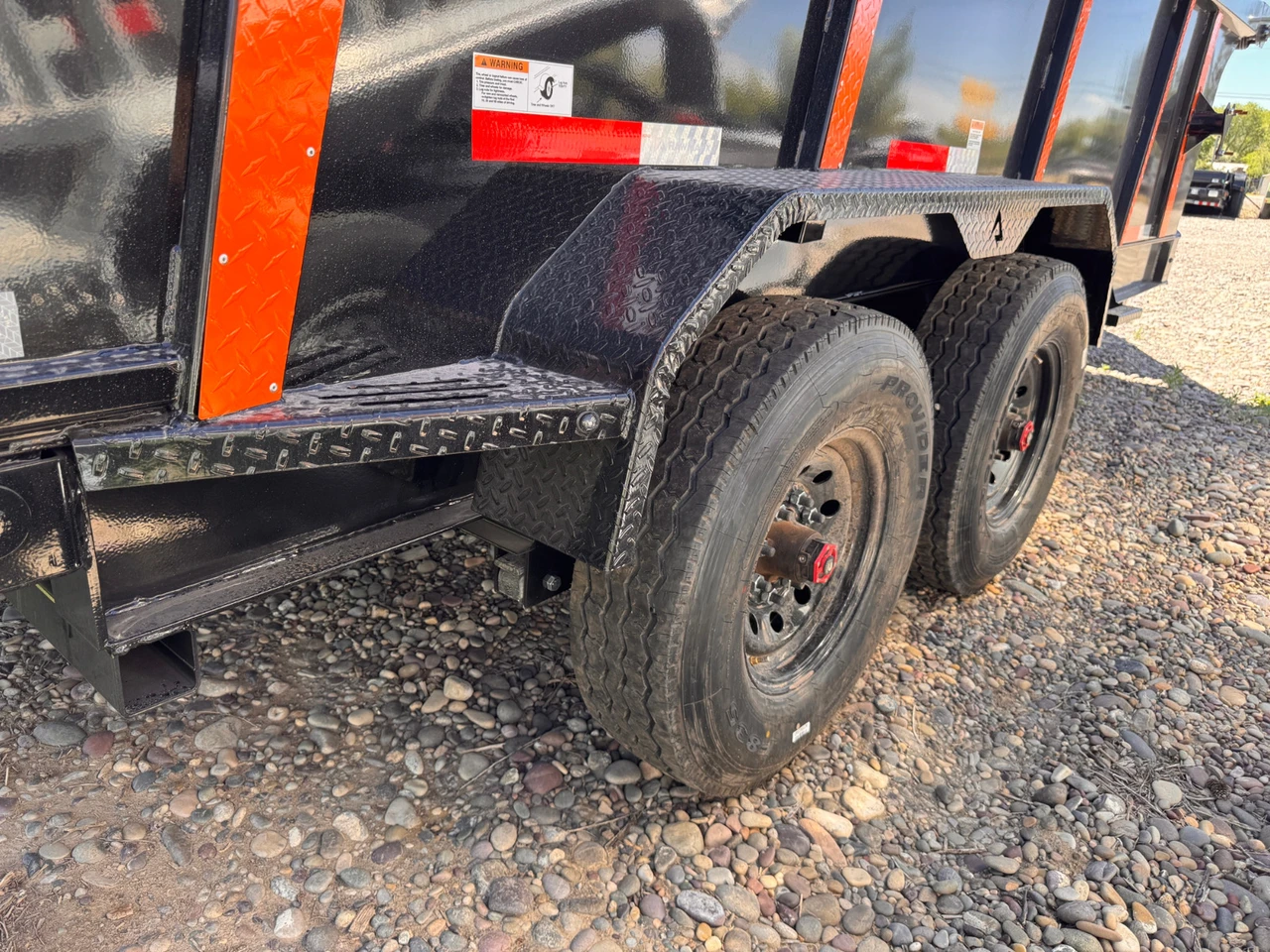 Raw Maxx Trailers 2026 2026 83"X16' Scissor Dump Trailer | Tandem Axle Axle 16K | 36" Sides, 8 Guage Floor, 14 Ply Tires, 8K Axles 16K