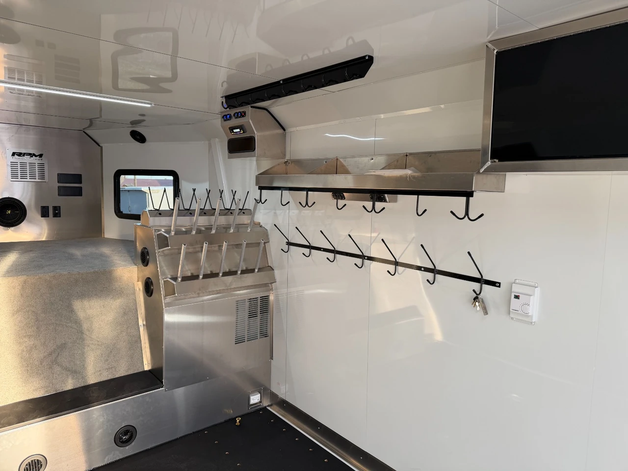 Trails West Trailers 2026 2026 288" Powersports Trailer | Tandem Axle Axle 12K | Extreme Cold, Extra Flood Light, Gn Windows, Extra Window, 6 K Axles