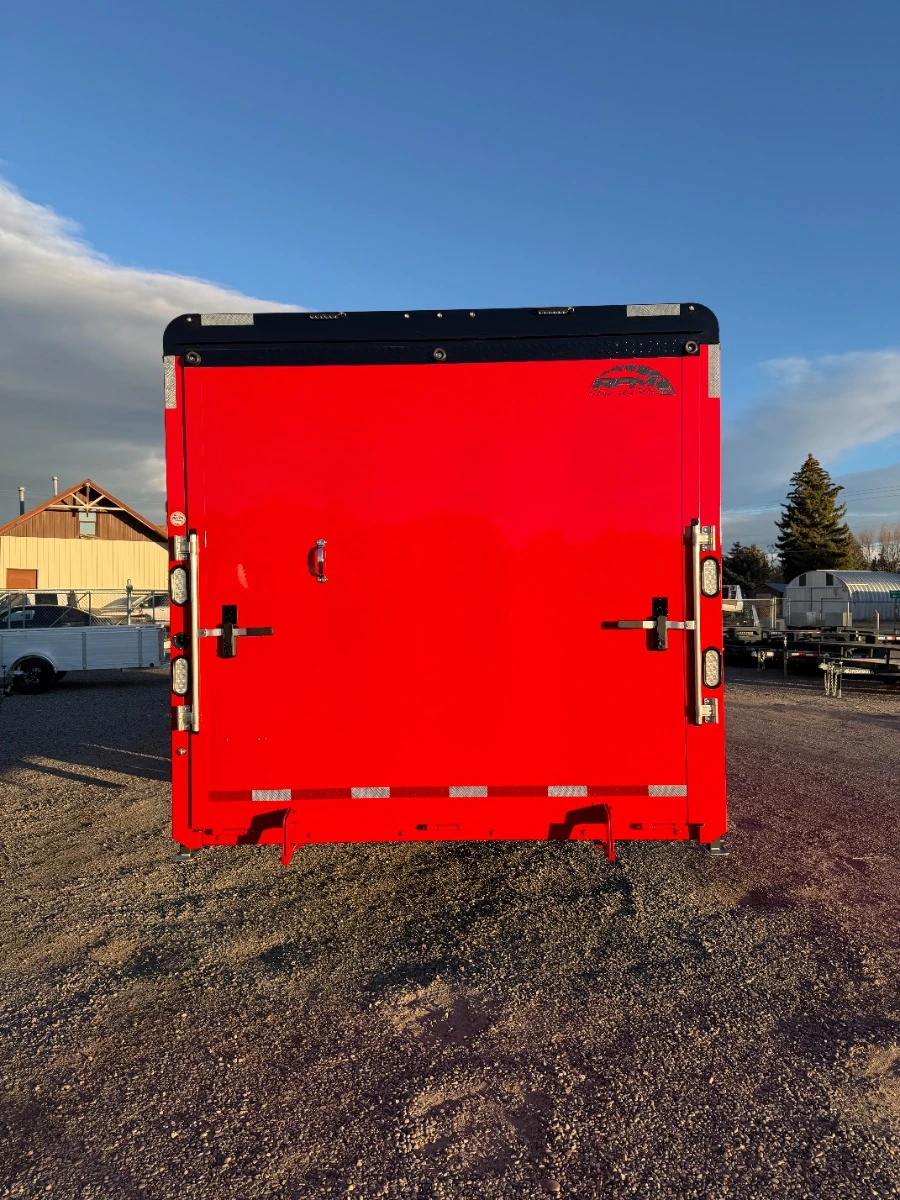 Trails West Trailers 2026 2026 336" Powersports Trailer | Tandem Axle Axle 14K | 7K Axle Upgrade, Extreme Cold, Extra Flood Light Rear, Upgrade To 48" Helmet & Ducted, Extra Window, Gn Windows