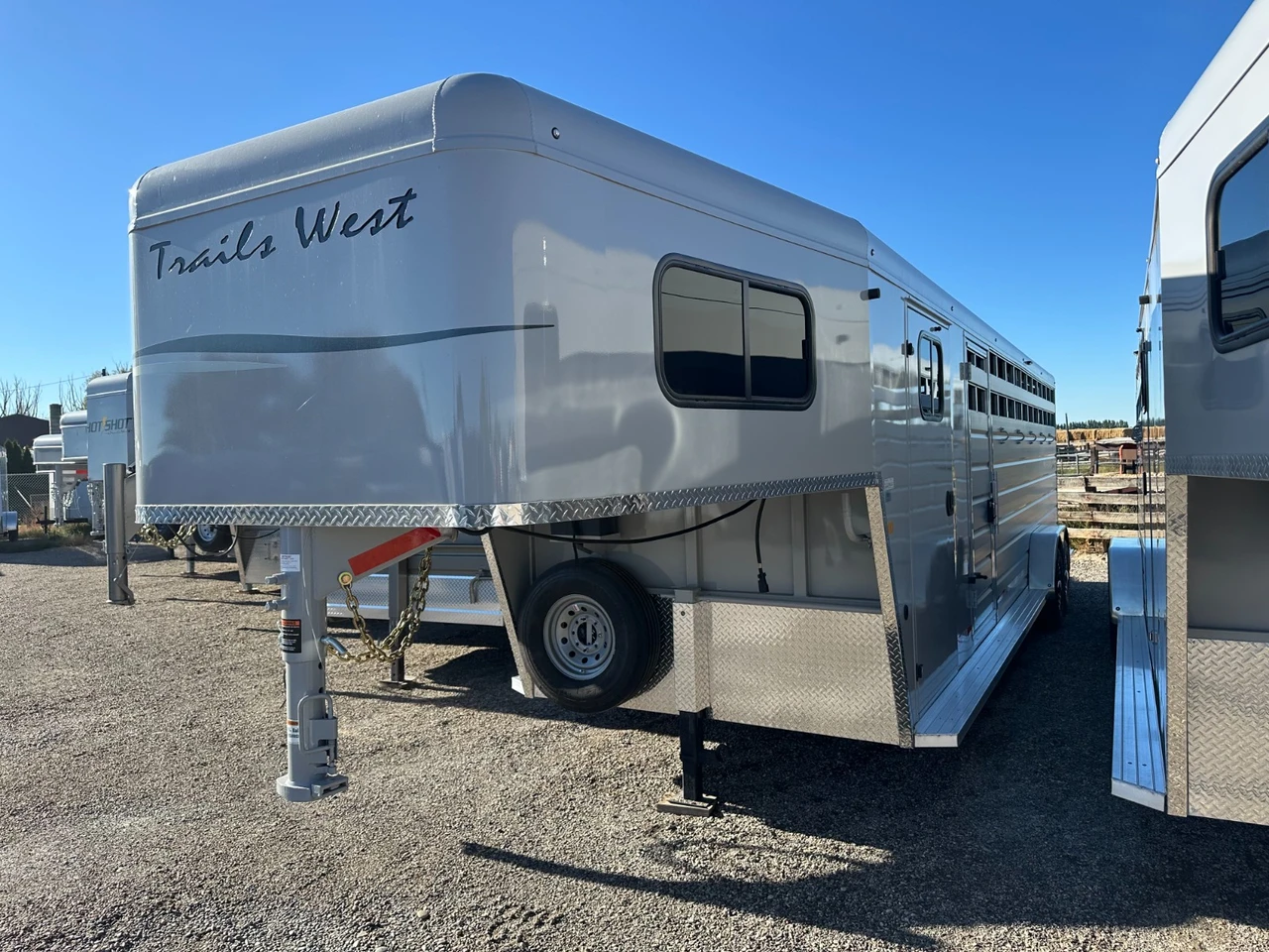 Trails West Trailers 2026 2026 336" Stock Combo Trailer | Tandem Axle Axle 14K | Swing Out Saddle Racks, 2 Tack Doors, Conv Pkg, 7K Axles