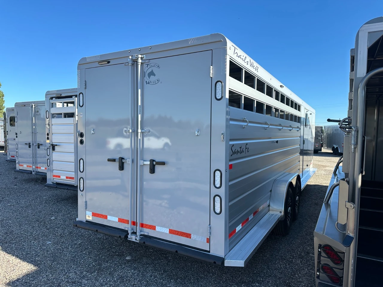 Trails West Trailers 2026 2026 336" Stock Combo Trailer | Tandem Axle Axle 14K | Swing Out Saddle Racks, 2 Tack Doors, Conv Pkg, 7K Axles