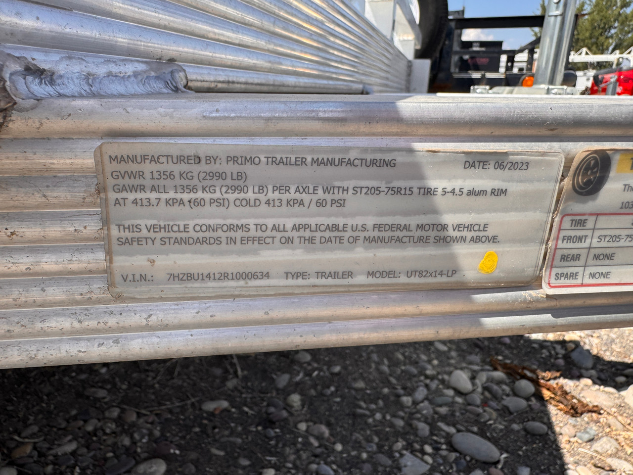 Primo Trailers 2024 84"X14' Utility Trailer | Single Axle Axle 2.99K, All Aluminum, Torsion Axle, Aluminum Deck, Low Profile Rail, Rear Ramp Gate