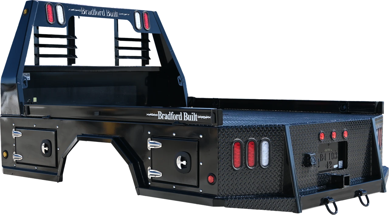 Bradford 4-Box Utility Pickup Flatbed | Multiple Bed Sizes