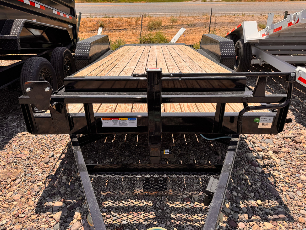 P.J. Trailers 2025 T6 83"X18' Car Hauler Gravity Tilt Trailer | Tandem Axle Axle 14K, 16' Tilt, 2' Stationary,  Torsion Axles, Chain Tray