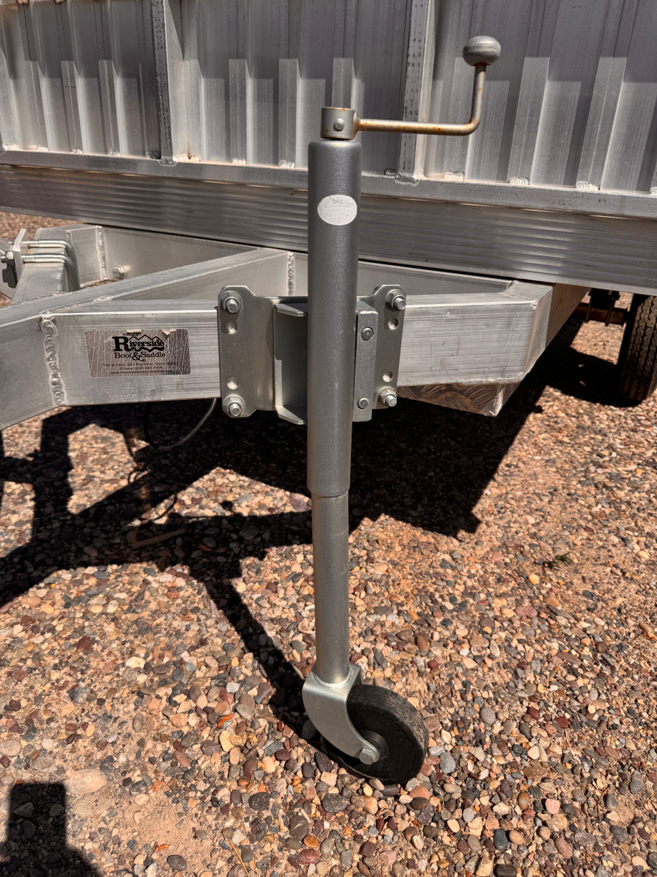 Primo Trailers 2024 54"X8' Single Ram Dump Trailer | Single Axle Axle 2.7K, All Aluminum, Channel Tongue, Spare Tire, Spreader Gate