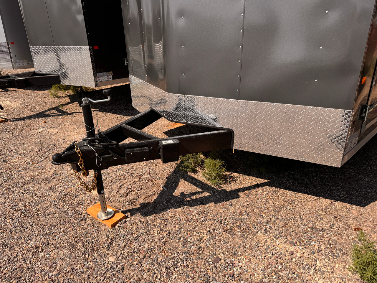 Charmac Trailers 2026 ATLAS 100"X18' V-Nose Cargo Trailer | Tandem Axle Axle 9.99K, 7' Tall, Spring Axles, Rear Ramp Door, Driver Side Access Door,