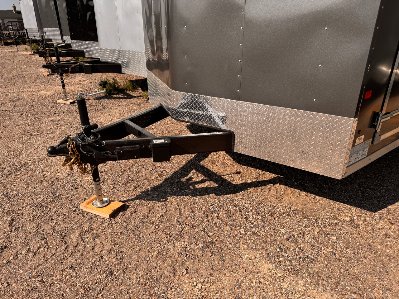 Charmac Trailers 2026 ATLAS 100"X24' V-Nose Cargo Trailer | Tandem Axle Axle 9.99K, 7' Tall, Spring Axles, Rear Ramp Door, Driver Side Access Door,