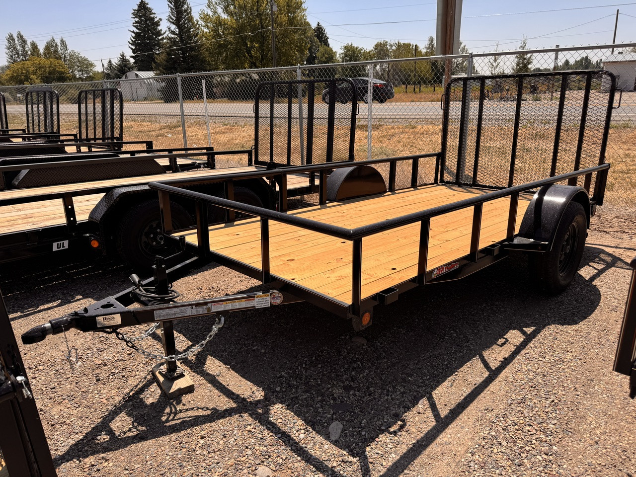 GR Trailers 2026 72"X12' Utility Trailer | Single Axle Axle 2.99K, Pieptop Rails, Spring Assist Rampgate