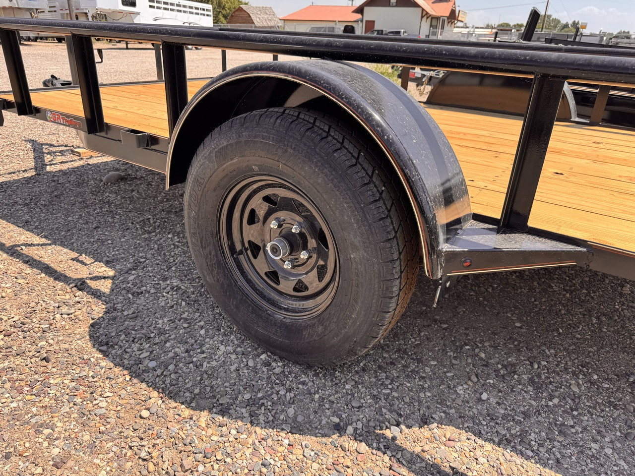 GR Trailers 2026 72"X12' Utility Trailer | Single Axle Axle 2.99K, Pieptop Rails, Spring Assist Rampgate
