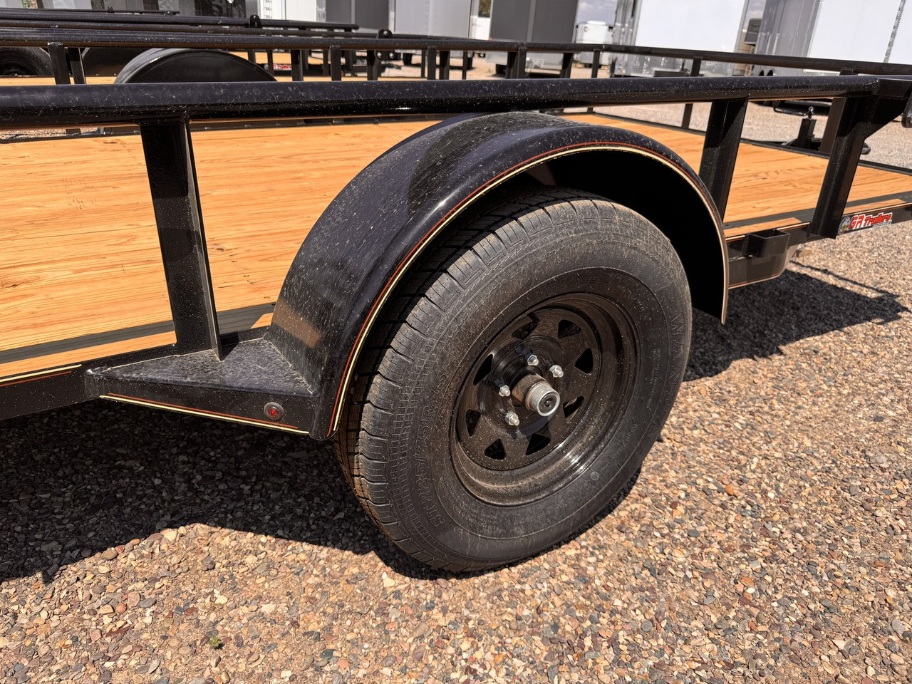 GR Trailers 2026 82"X12' Utility Trailer | Single Axle Axle 2.99K, Pieptop Rails, Spring Assist Rampgate