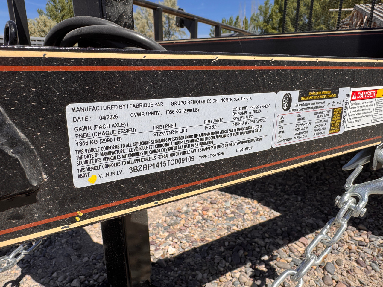 GR Trailers 2026 82"X14' Utility Trailer | Single Axle Axle 2.99K, Pieptop Rails, Spring Assist Rampgate