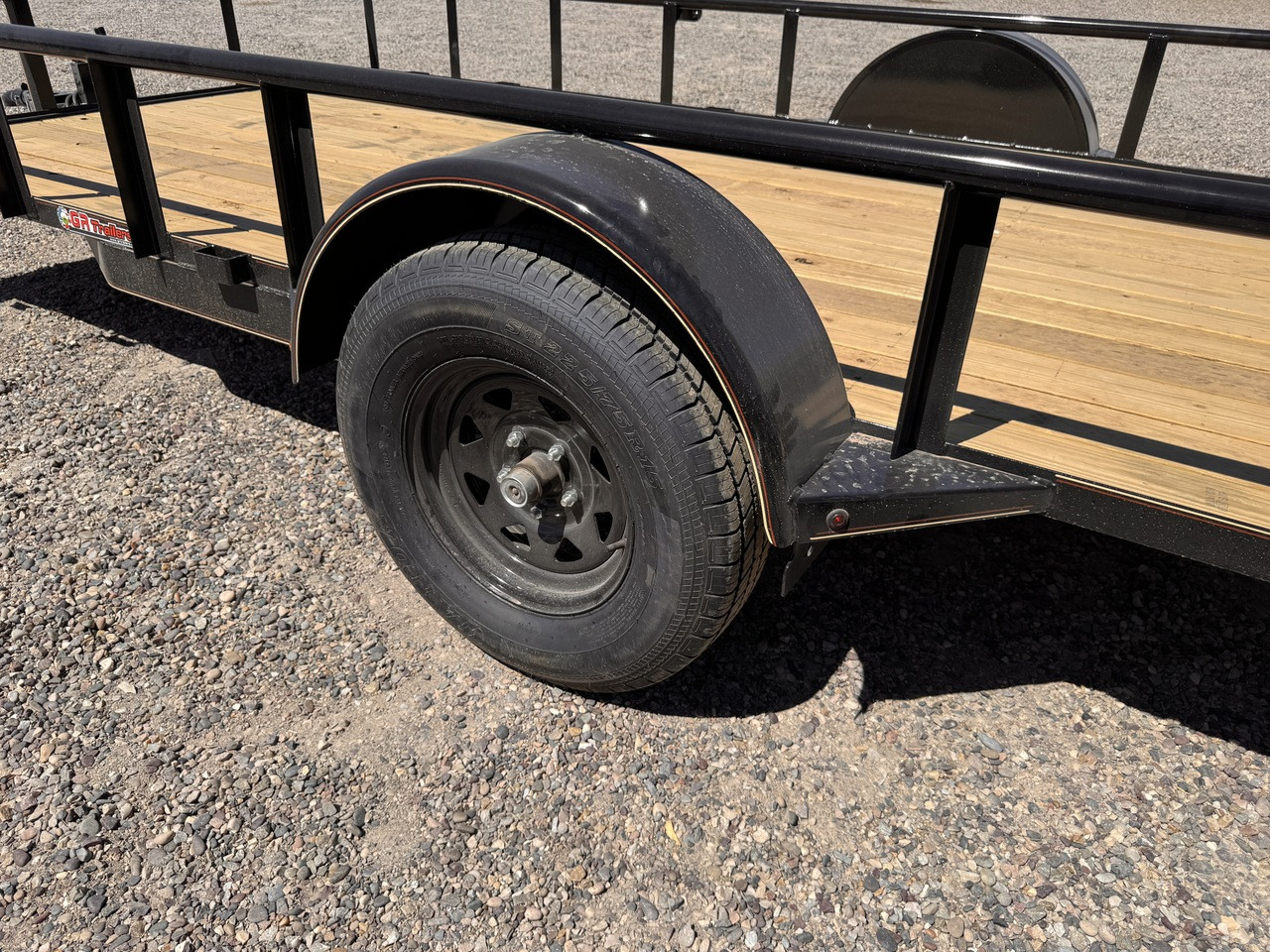 GR Trailers 2026 82"X14' Utility Trailer | Single Axle Axle 2.99K, Pieptop Rails, Spring Assist Rampgate